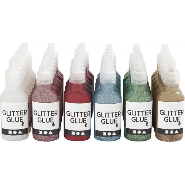 Glitzerkleber - 36 x 25 ml Glitzerkleber - 36 x 25 ml