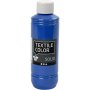 Textil Feste Textilfarbe - Brillantblau - deckend - 250 ml