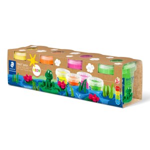 Noris Junior Modelliermasse Neonfarben - 4 x 130 g Noris Junior Modelliermasse Neonfarben - 4 x 130 g