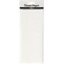 Seidenpapier - wei - 50 x 70 cm - 14 g - 10 Blatt