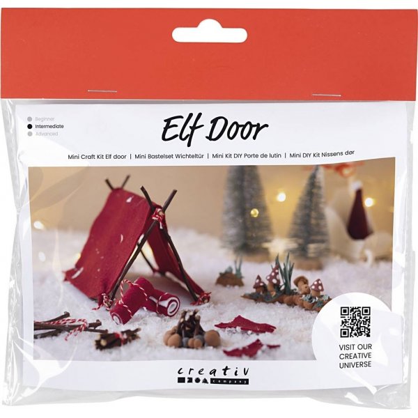 Mini-DIY-Kit Santa\\\'s Door - Auf einem Campingausflug