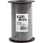 Geschenkkordel - Schwarz - Glitzer - 100 m