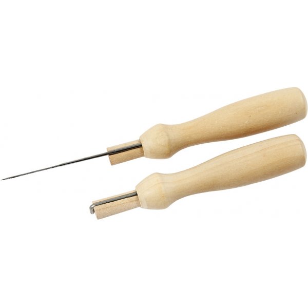 Filznadelhalter aus Holz mit 5 Zwischennadeln Filznadelhalter aus Holz mit 5 Zwischennadeln