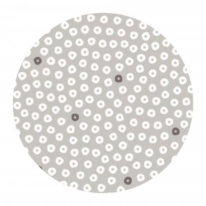 Konfektions-Wachstuch Dotti, Earl Grey, rund, 160 cm