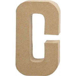 Pappbuchstabe - C - 5 cm Pappbuchstabe - C - 5 cm