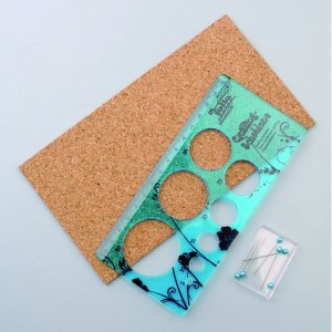 Quilling - Schablone 16 x 7,5 cm - 8 Teile Kreise 5 bis 40 mm Quilling - Schablone 16 x 7,5 cm - 8 Teile Kreise 5 bis 40 mm
