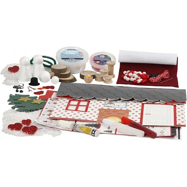Das Bastelset - Weihnachtshaus Das Bastelset - Weihnachtshaus