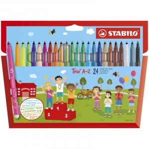 Fasermaler Trio AZ - 24er-Pack Fasermaler Trio AZ - 24er-Pack