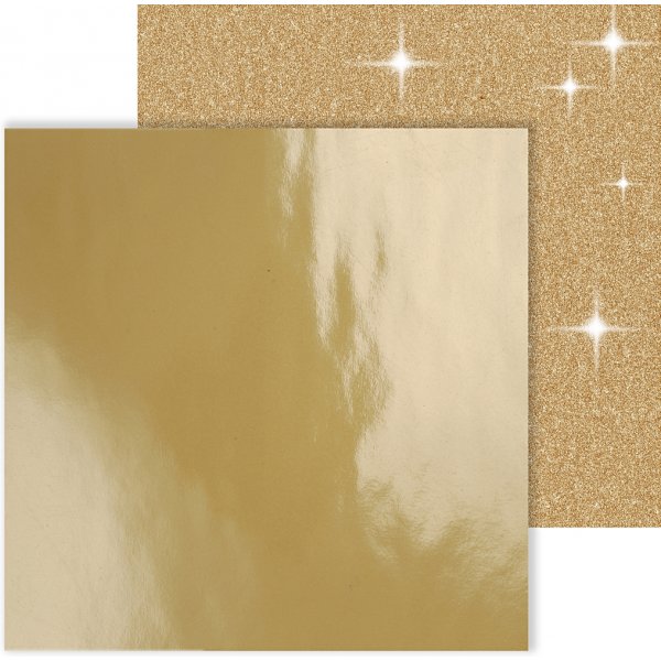 Vivi Gade Designpapier - Gold - 2 Blatt Vivi Gade Designpapier - Gold - 2 Blatt