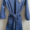 Kundenbild Veloursstoff - Blau