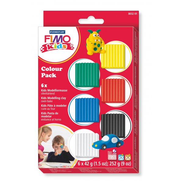Modell Fimo Kids Color Pack - Farbmischung 1 Modell Fimo Kids Color Pack - Farbmischung 1