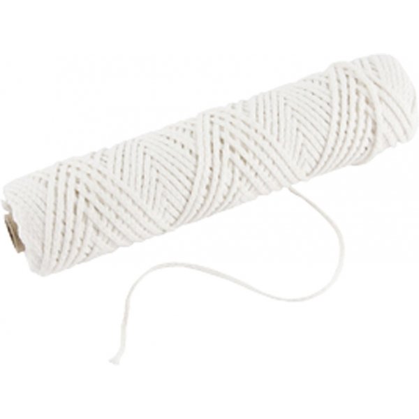 Kerzendocht aus reinem Paraffin - dick - 50 m Kerzendocht aus reinem Paraffin - dick - 50 m