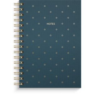 Notizbuch, A5, gepunktet, mit Blumenmuster, Spiralbindung Notizbuch, A5, gepunktet, mit Blumenmuster, Spiralbindung