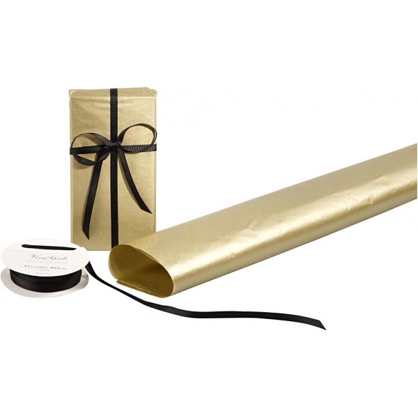 Seidenpapier - Gold - 50 x 70 cm - 14 g - 25 Blatt Seidenpapier - Gold - 50 x 70 cm - 14 g - 25 Blatt