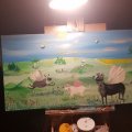 Kundenbild Leinwandplatte 30 x 40 cm / 3 mm - bespannt