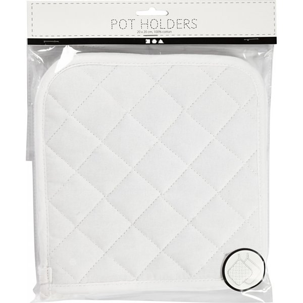 Topflappen - weiß - 1 Paar Topflappen - weiß - 1 Paar