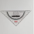 Kundenbild Dreieckiges Lineal quetschfrei 16 cm (mit Griff) - Onyx