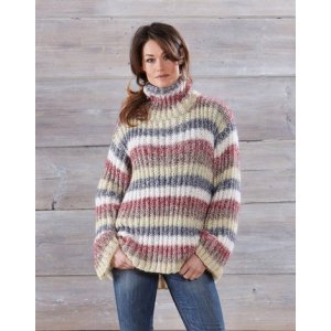 Strickanleitung - Oversize-Pullover mit Polokragen Strickanleitung - Oversize-Pullover mit Polokragen