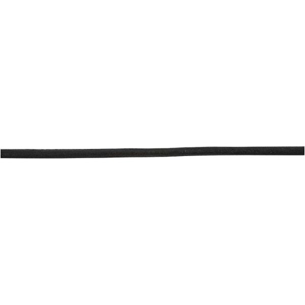 Lederband - Schwarz - 3 mm - 5 m Lederband - Schwarz - 3 mm - 5 m