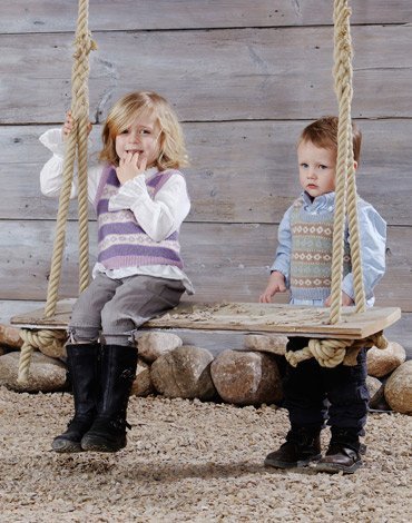 Strickanleitung - Muster gestrickter Pullunder Strickanleitung - Muster gestrickter Pullunder