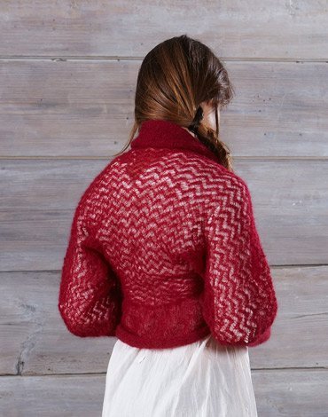 Strickanleitung - Muster gestrickter Bolero Strickanleitung - Muster gestrickter Bolero