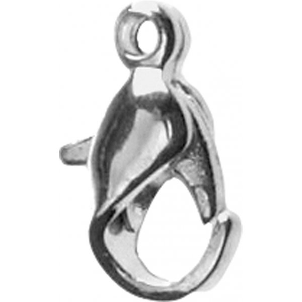 Karabiner - versilbert - 10 Stk Karabiner - versilbert - 10 Stk