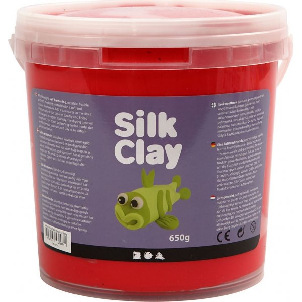 Silk Clay - rot - 650 g