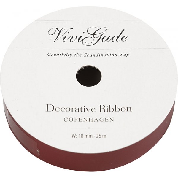 Geschenkband - Rot - Matt - 25 m Geschenkband - Rot - Matt - 25 m