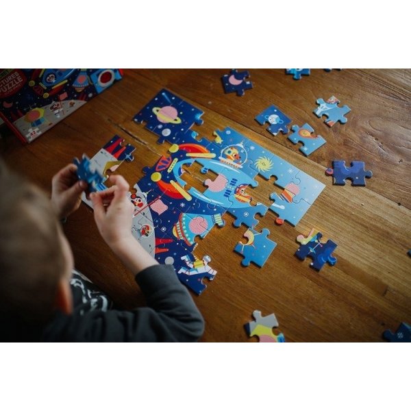 Puzzle Geheimbild - Weltraum Puzzle Geheimbild - Weltraum