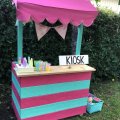 Kundenbild Markisenstoff und Dekostoff Toldo Pink-Melange - 160 cm