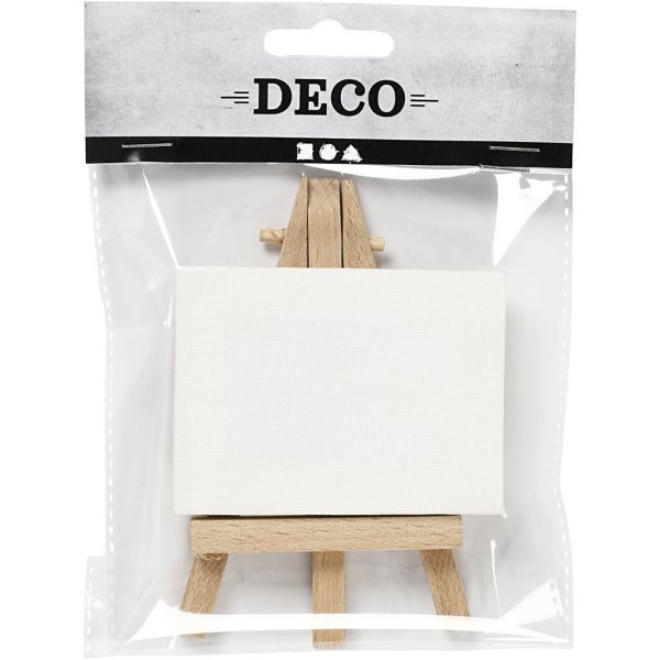 Staffelei mit abnehmbarer Leinwand - weiß Staffelei mit abnehmbarer Leinwand - weiß