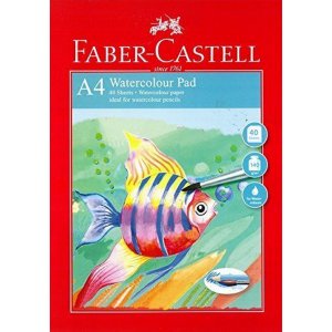 Aquarellblock Faber-Castell Aquarell-Rot-Reihe 140gr - A4 Aquarellblock Faber-Castell Aquarell-Rot-Reihe 140gr - A4