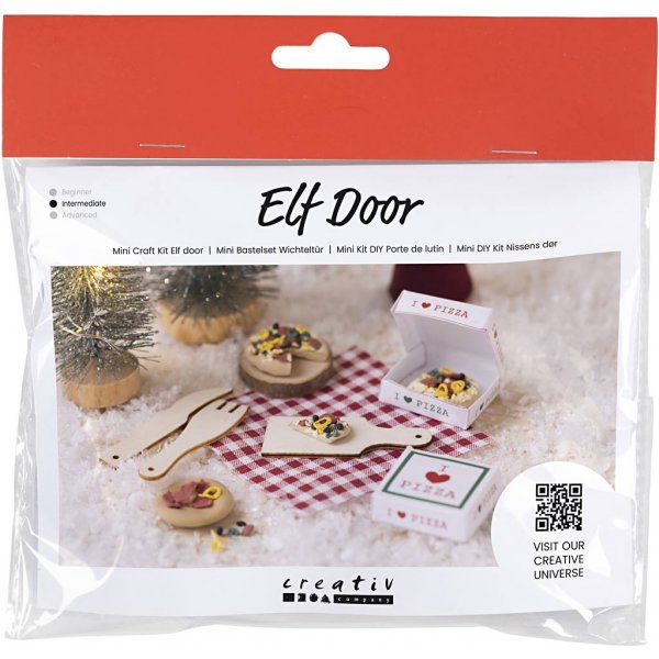 Mini-DIY-Kit Santa\\\'s Door - Pizza Mini-DIY-Kit Santa\\\'s Door - Pizza