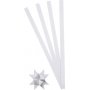 Sternstreifen - wei - 4,5 cm - 100 Streifen