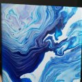 Kundenbild Acrylfarbe Sennelier Abstract 120ml - Azurblau (320)