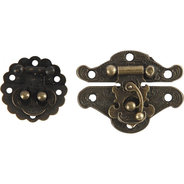 Minibeschläge - Antikgold - 10 Sets Minibeschläge - Antikgold - 10 Sets