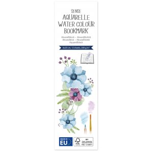 Lesezeichen aus Aquarellblöcken, FSC®-zertifiziert Lesezeichen aus Aquarellblöcken, FSC®-zertifiziert