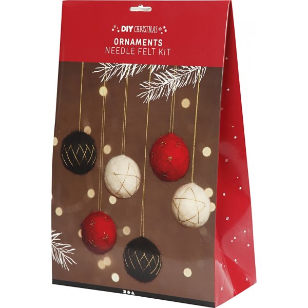 Bastelset - Weihnachtskugeln - 6-tlg Bastelset - Weihnachtskugeln - 6-tlg