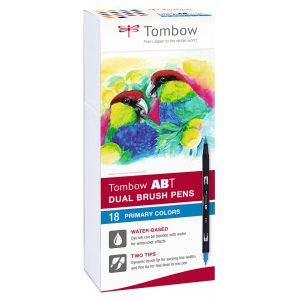 Tombow ABT Dual Brush Pen Basic 1 18er-Packung Tombow ABT Dual Brush Pen Basic 1 18er-Packung