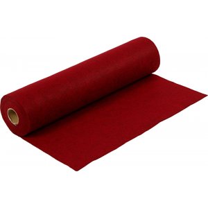 Hobbyfilz - rot - meliert - 5 m Hobbyfilz - rot - meliert - 5 m