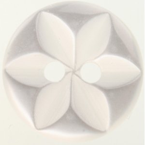 Knopf Rund 2-Loch 11 mm 10 Stück - Perlmutt Blumenmotiv Knopf Rund 2-Loch 11 mm 10 Stück - Perlmutt Blumenmotiv