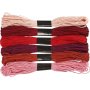 Harmony-Stickgarn - rote Harmonie - 6 Bndel