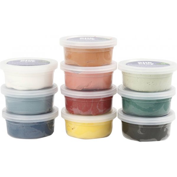 Silk Clay® - matte Farben - 10 x 40 g Silk Clay® - matte Farben - 10 x 40 g