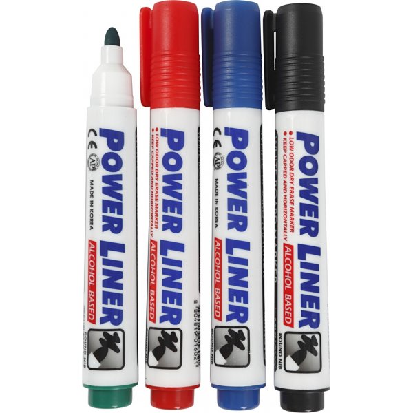 Whiteboardmarker 4 mm - gemischte Farben - 4 Stk Whiteboardmarker 4 mm - gemischte Farben - 4 Stk