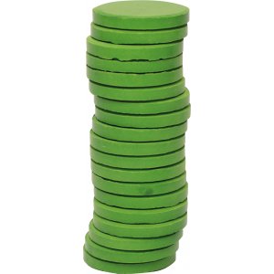 Farbpucks ø 30 mm - grün - 20 Stk Farbpucks ø 30 mm - grün - 20 Stk