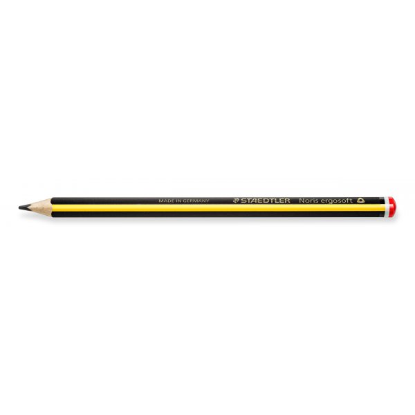 Bleistift Mars Ergo soft Jumbo Schwarz/Gelb - HB
