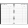 Kalender 24/25 - Kleines Studienjahr - Basic aus schwarzem Kunststoff