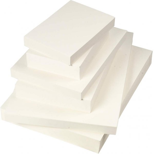 Aquarellpapier - weiß - A3, A4, A5 - 200+300 g - 100 Blatt Aquarellpapier - weiß - A3, A4, A5 - 200+300 g - 100 Blatt
