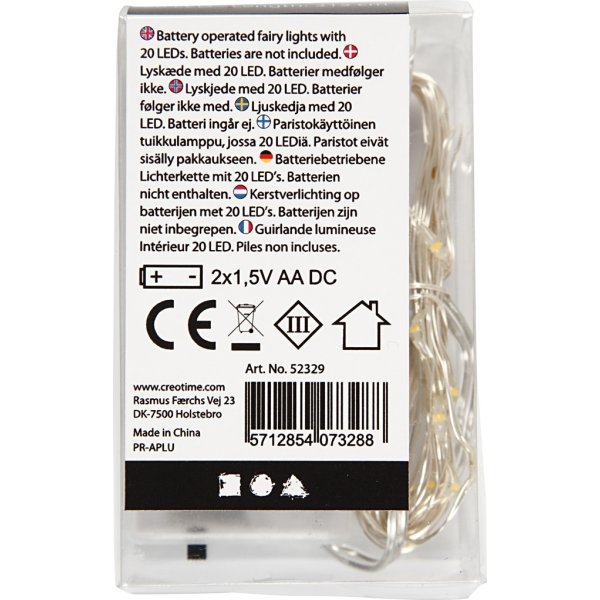 LED-Lichterkette - Silber - 3,15 m