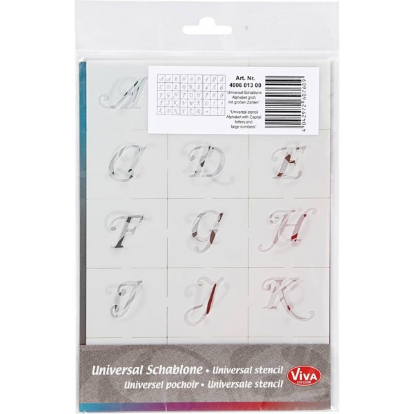 Vorlagen - Buchstaben und Zahlen - A5 - 3 Blatt Vorlagen - Buchstaben und Zahlen - A5 - 3 Blatt